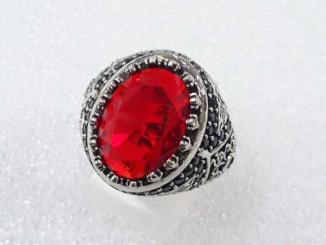 COLORED STONE FASHION RING / JP SIZE 20